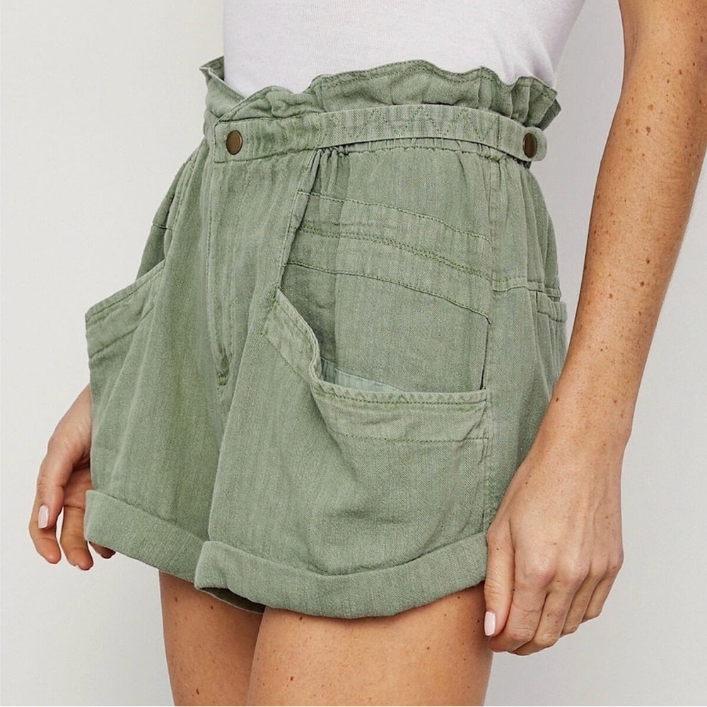 Free People Topanga Cuffed Shorts